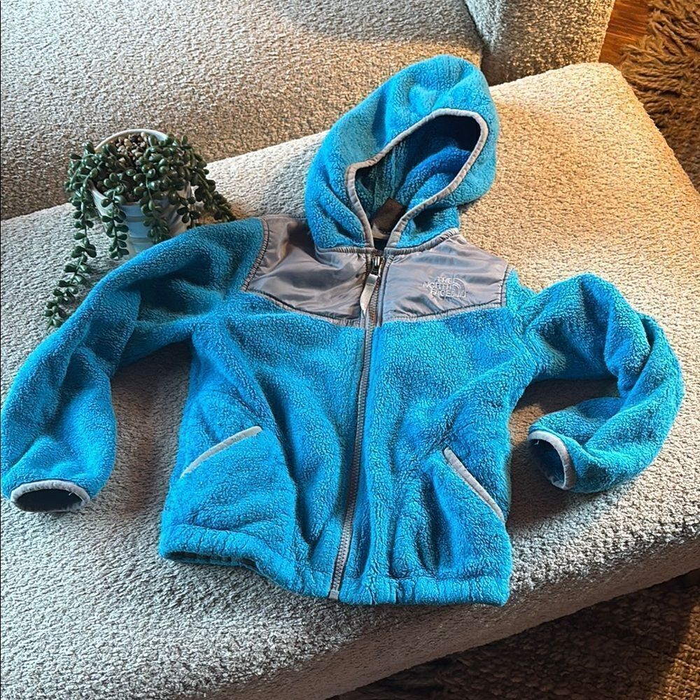 Kids The North Face Blue Fleece Hoodie
